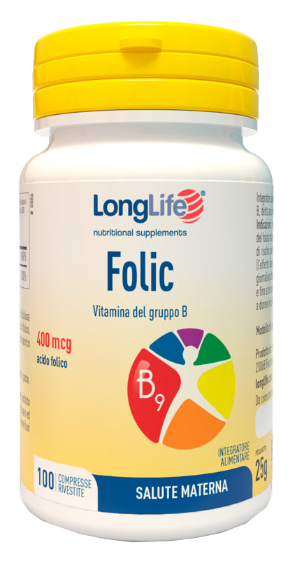 Longlife Folic 400mcg 100cpr