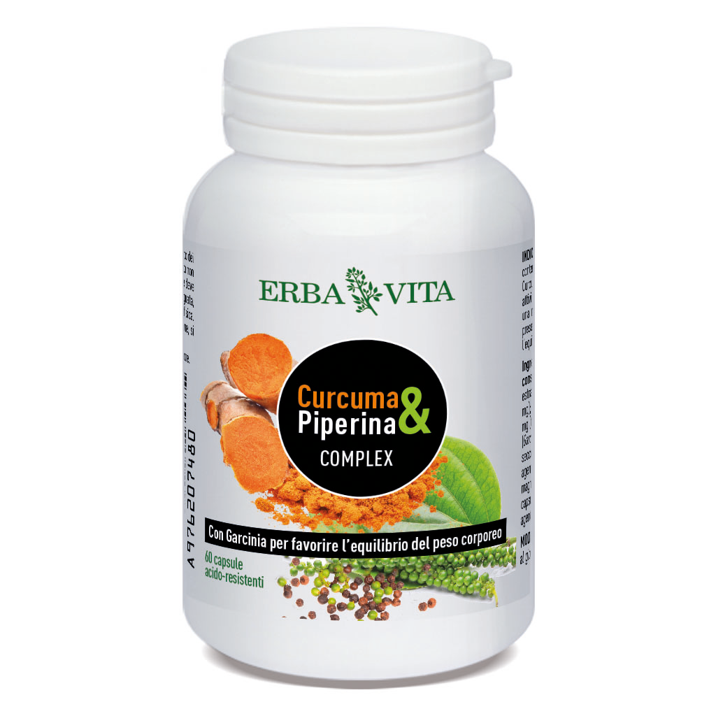 Curcuma & Piperina Complex 60 capsule - Salus Land