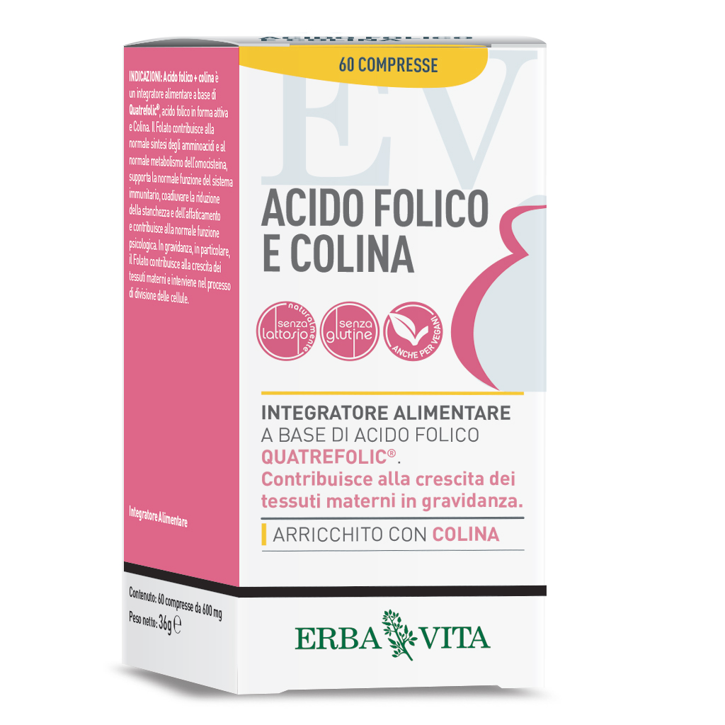 Acido Folico e Colina 60 Compresse - Salus Land